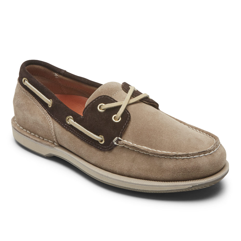 Rockport Boat Shoes For Mens Grey - Perth - WB3068524